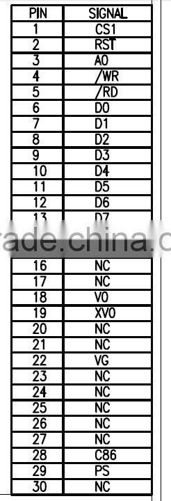 st7567 controler graphic COG lcd module 128X64