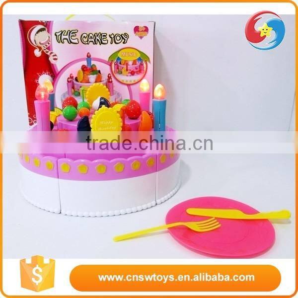 Kid Birthday Cake Game Toy Kit System Learn Teach Play with light
