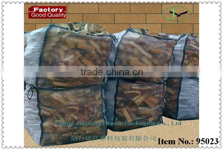 100% PP polypropylene ventilated big bag vent sack mesh bag for firewood ton bag with factory price in Shandong