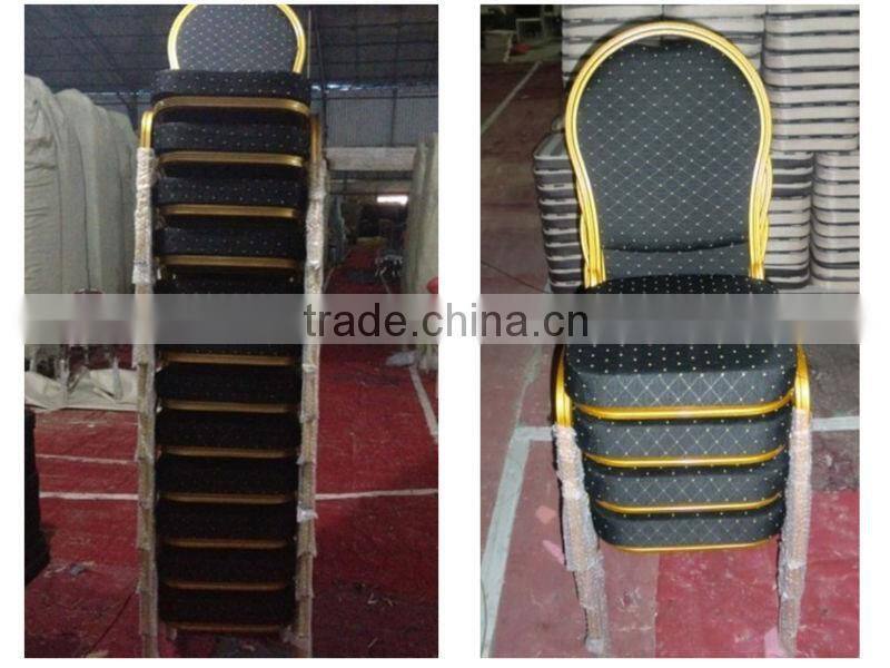 armless metal frame hotel banquet chair YC601