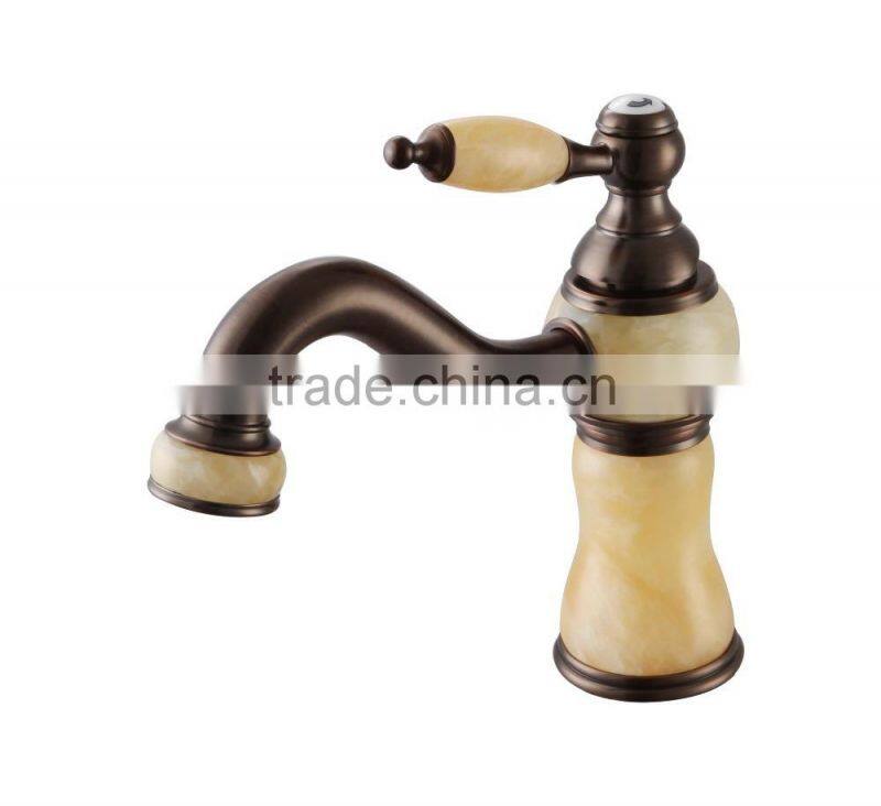 High Grade Yellow Jade Faucet/Tap Base and Parts, Jade Faucet Accessories