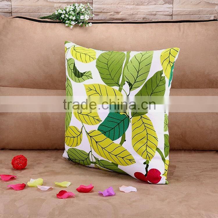 Pure Cotton Tree Leaves Environmental Protection Cushion Cover