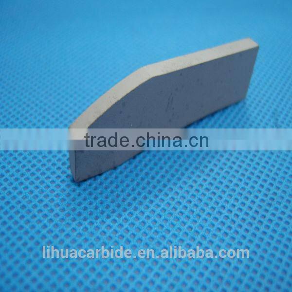 zhuzhou manufacture many different shapes of tungsten carbide brazed blades for woodworking cutting tools