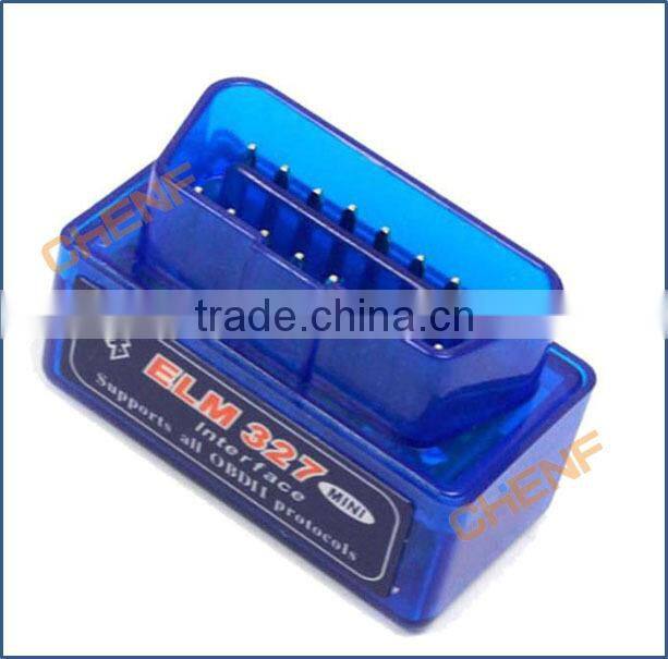 Newest Arrived Super MINI Bluetooth ELM327 V2.1 OBD2 / OBDII ELM 327 for Android Torque Car Code Adapter