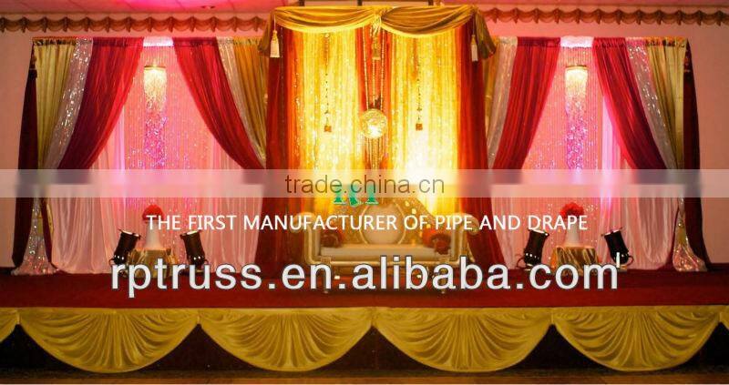 backdrop pipe and drape for wedding decoration event candle stand