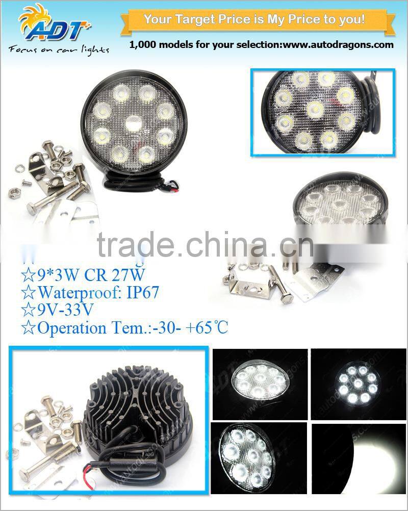 3w 1620 lumen spot/flood led work light