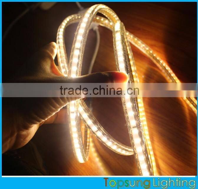 High lumen SMD5050 high voltage waterproof IP65 led neon flexible strip
