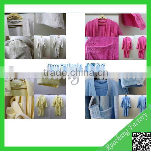 Promotional hotel bath robe&cotton chenille bathrobes&bath robe for women