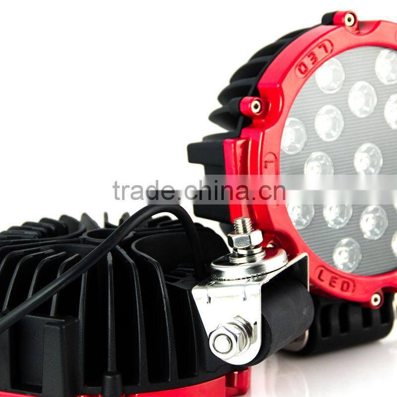 (NEW) IP67 Epsitar 51W Hot Sale LED Work Lights, LED Truck Work Lights, led auto lights