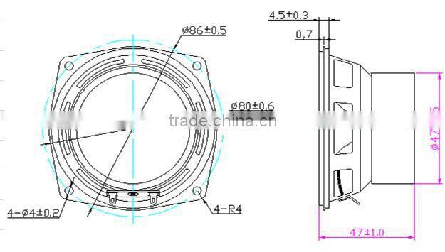 speaker(SPK-KT78-12-4F45UT )