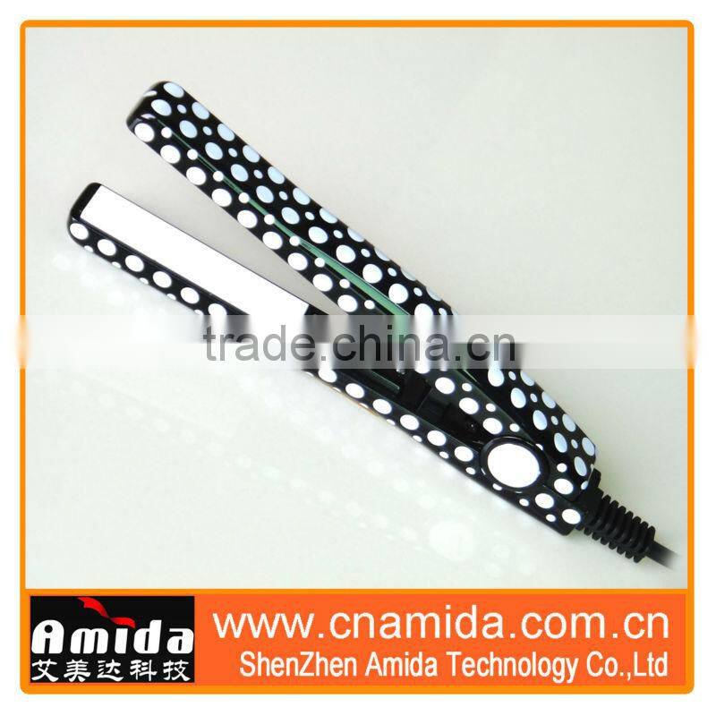 Girl Portable Rotating Mini Hair Straightener, brazilian flat iron hair straightener