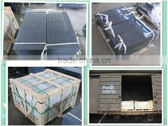 angel granite polished black funeral monument