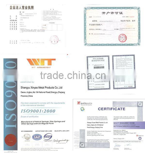 OEM galvanized extension spring