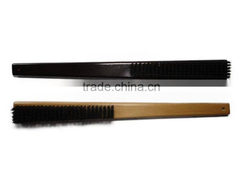 Wholesale square head wooden shoe brush