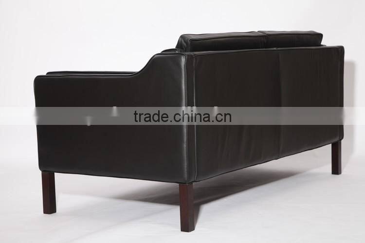Black couch living room sofa borge mogensen sofa leather wholesale