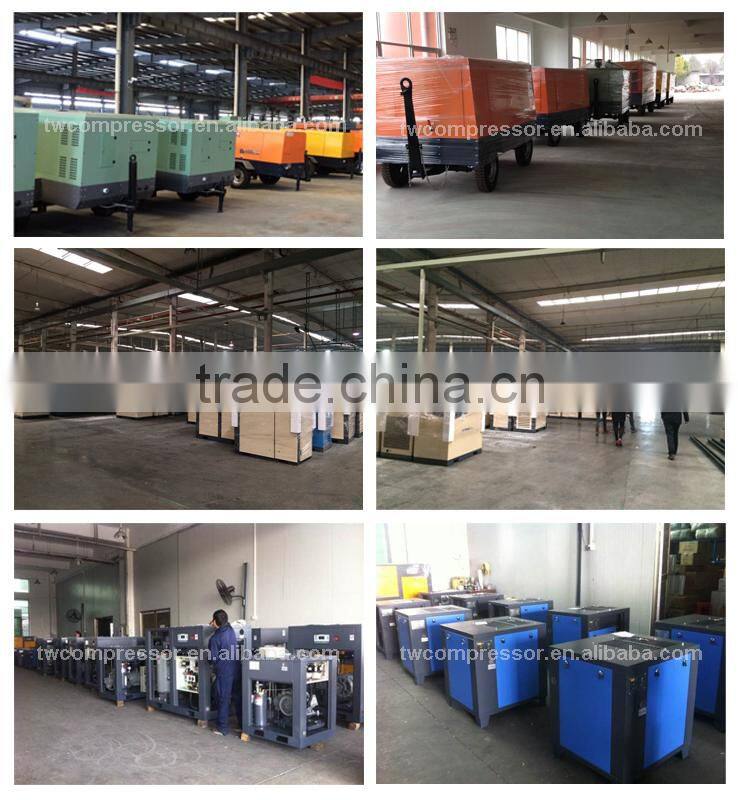 420v screw driven electrical air cooling silence industrial air compressor