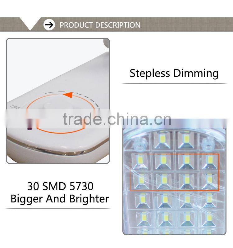 2016 new folding rechargeable book light led