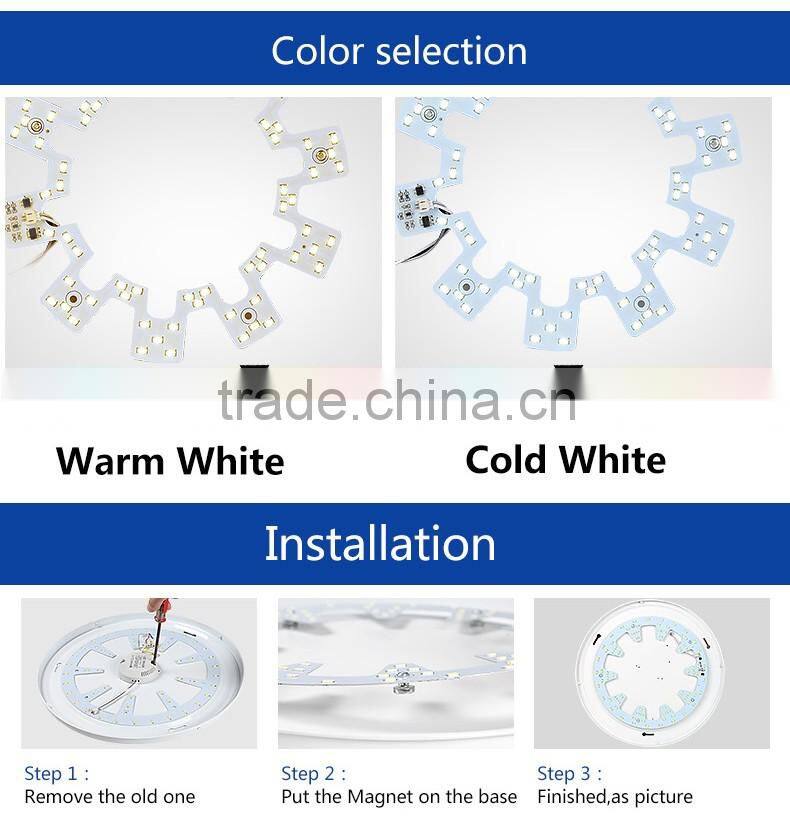 AC220V Direct Drive Voltage Protect 10W 18W 24W LED Aluminum Panel PCBA Plate for Ceiling Light Replace