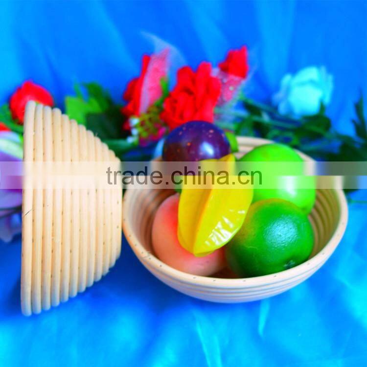 Round shape rattan cane bread proofing banneton basket