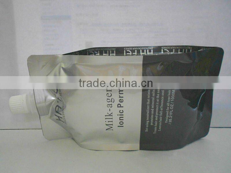 cheap shampoo sides gusset plastic bag