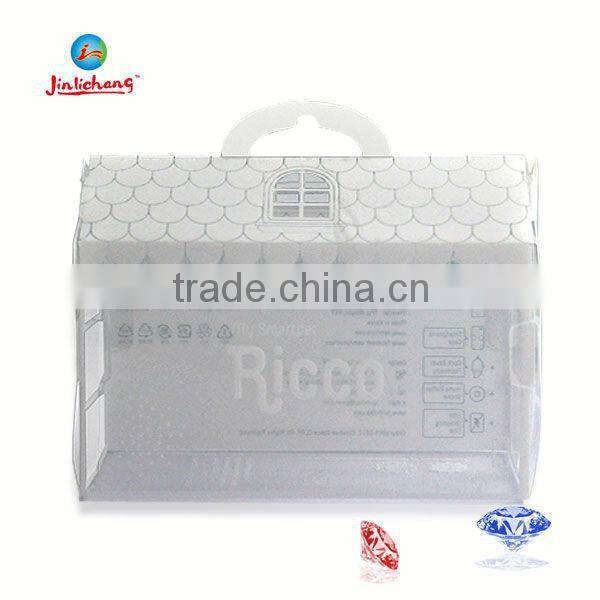 hard cube large transparent display pvc plastic box