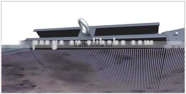 Portable light weight P6 flexible led mesh curtain