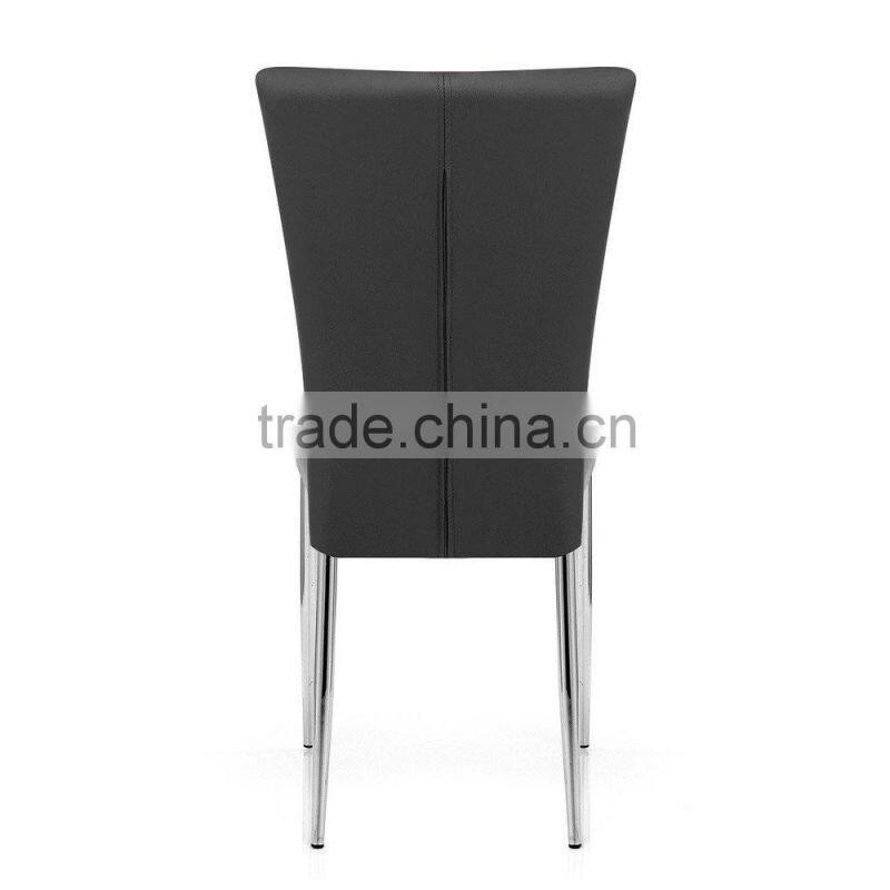 modern black dining chair
