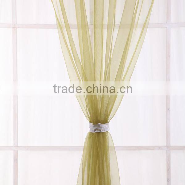 Wholesale Organza Sheer Curtain Polyester Fabric