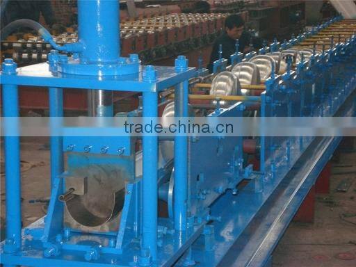 PLC controled automatic U profile gutter roll forming machine