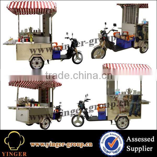 mobile fast food kiosk catering trailer cart sales
