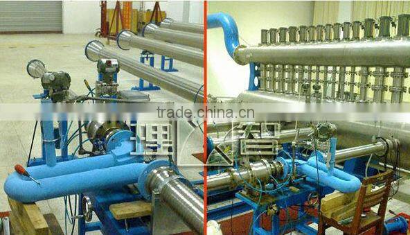 High accuracy elbow flow meter