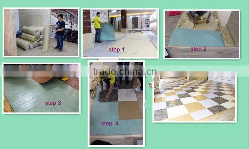 Floor sticker Style and Home Decoration Use pvc flooring
