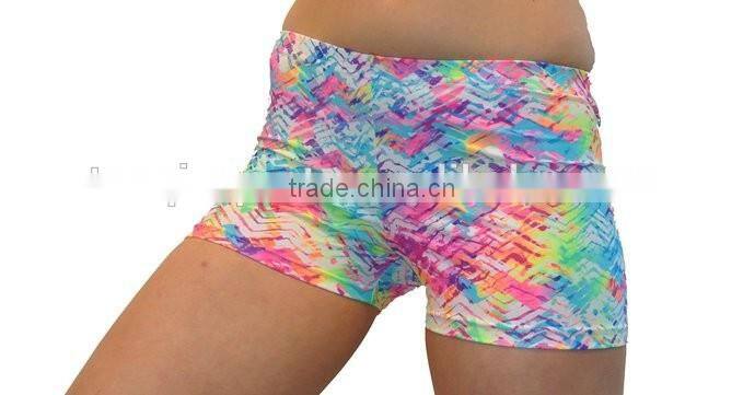 Women Dri-Fit Athletic Fitness Dance Yoga Shorts Compression Running Gym Shorts