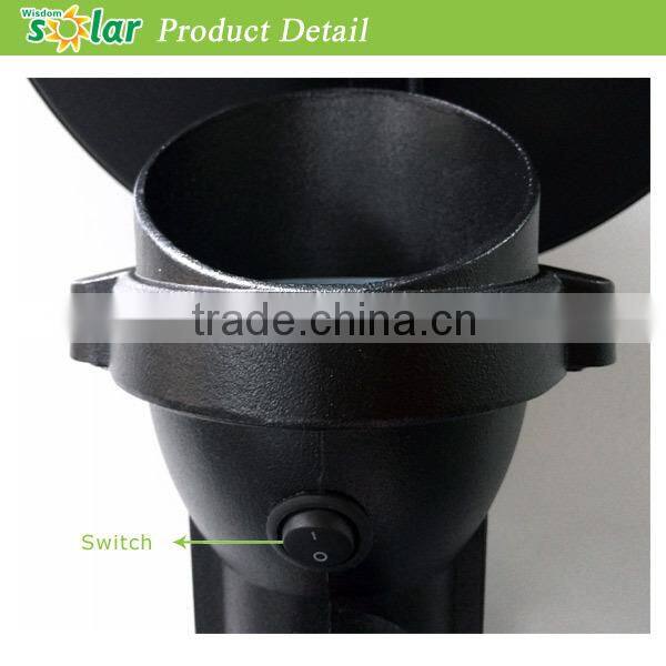 11.1V/4400-5200mAH Maintenance free; Maximum life of up to 5~8 years, 2 years warranty garden solar light