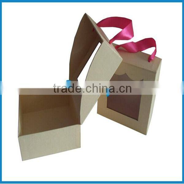Elegant design baby cardboard shoe box wholesale