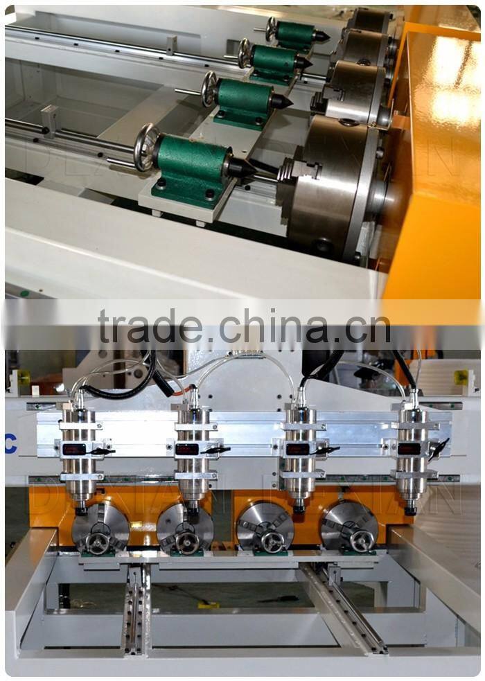 ELE 0809 3d wood carving cnc router with rotary , cnc router engraving machine multi rotary