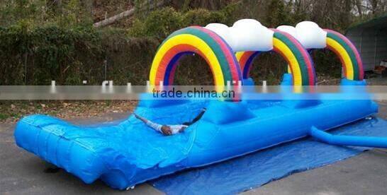 rainbow cloud Inflatable slip n slide for sale