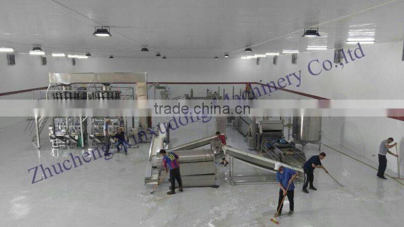 Hot sale high quality frozen french fries produciton line/potato chips production line