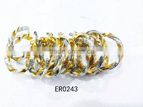 Coin earring designs for women gold earring with competitive price