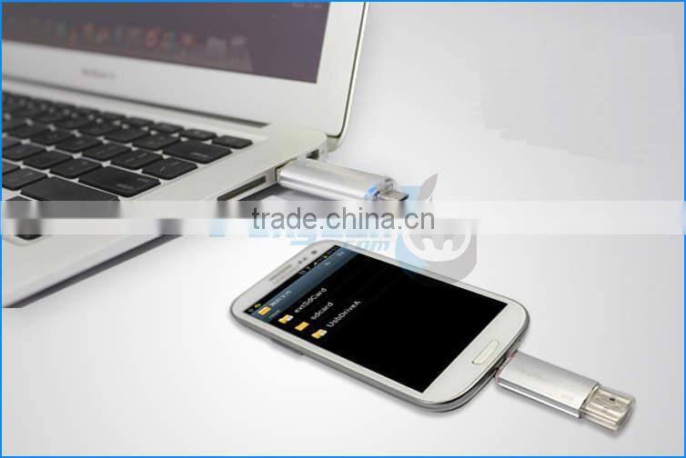 OTG USB Flash Thumb Drive 8GB 16G 32G 64G 128 256 512 G GB TB T USB OTG Swivel Memory Sticks for Samsung Smart Phone Tablet PC