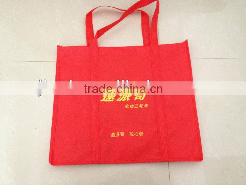 Ultrasonically welded non-woven hand bags