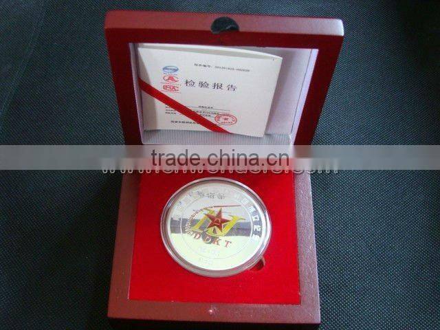 High quality customized silver coin