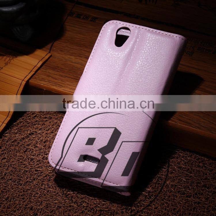 Top Selling Durable Flip Wallet Style Magnetic Flip Stand PU Leather Case For Wiko Birdy luxury leather case fast delivery