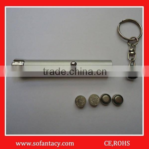 cheapest led flashlight with keychain,led projector keychain light
