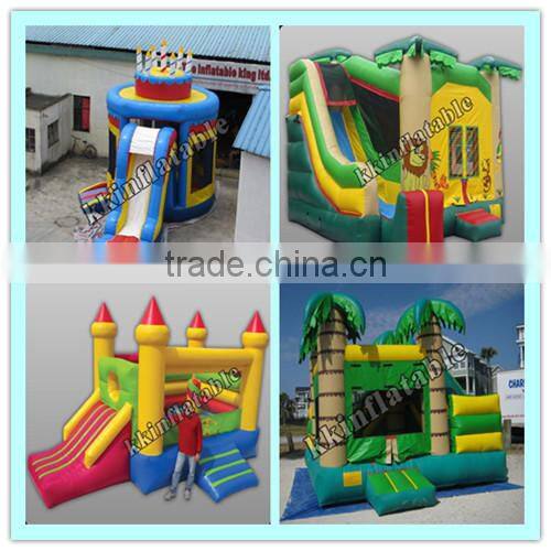 Jungle theme park bouncer combo bouncy outdoor party use