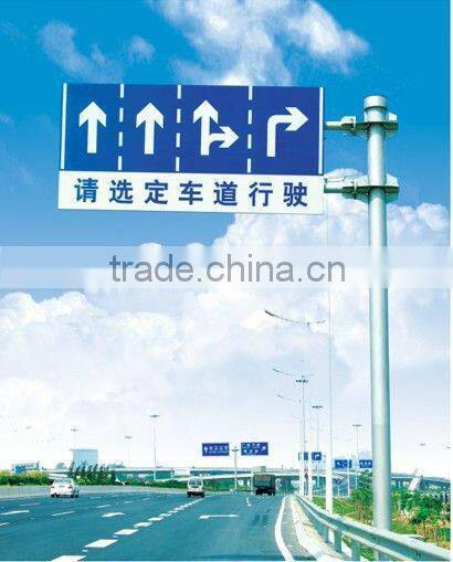 road traffic signal pole