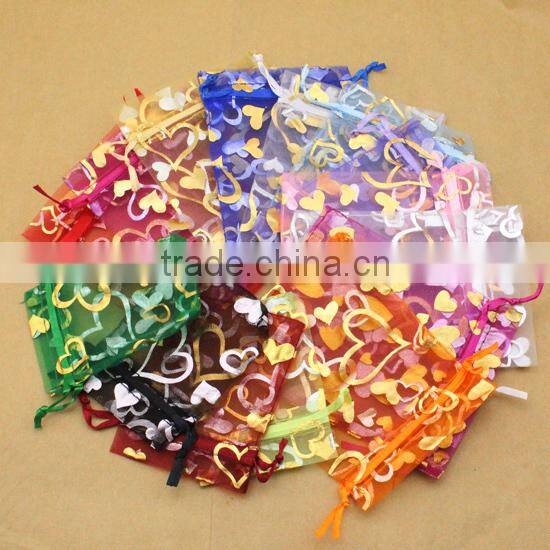 In Stock Mixed Color Wedding Favour Wholesale Gift Organza Bags Pouch