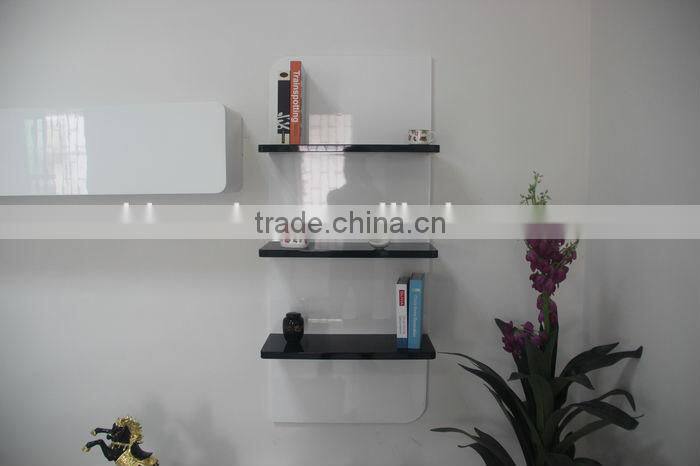 2014 high quality beatiful high glossy white tv stand