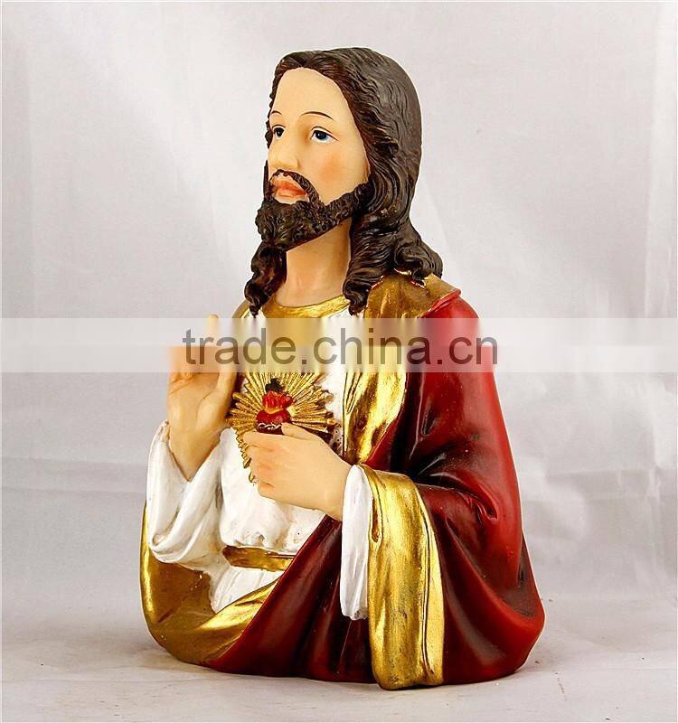 resin jesus bust figurine