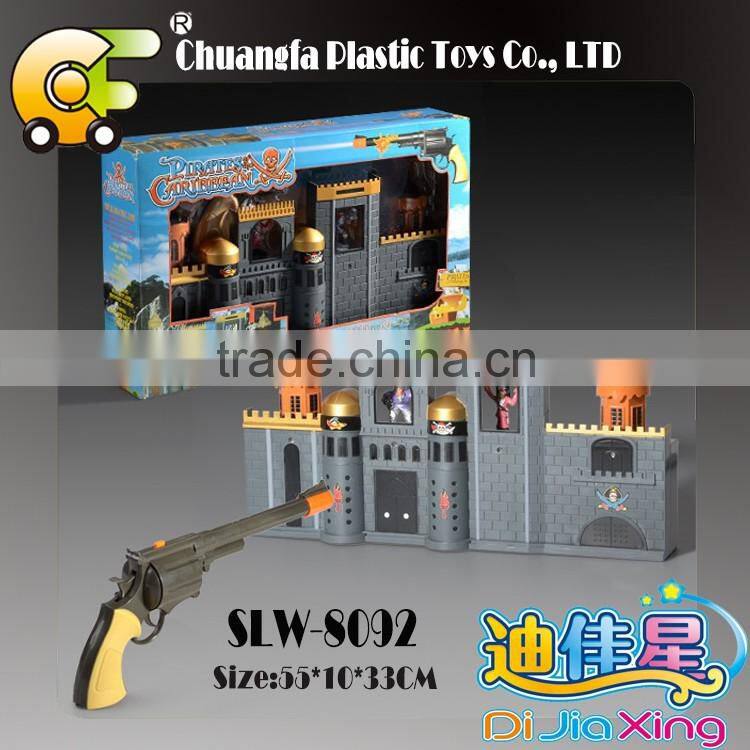 2016 hot Electric toys- indoor target game shooting gun set